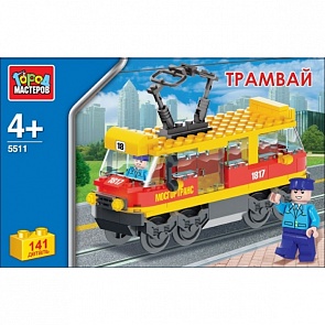 Конструктор - Трамвай (Город мастеров, KK-5511-Rsim)